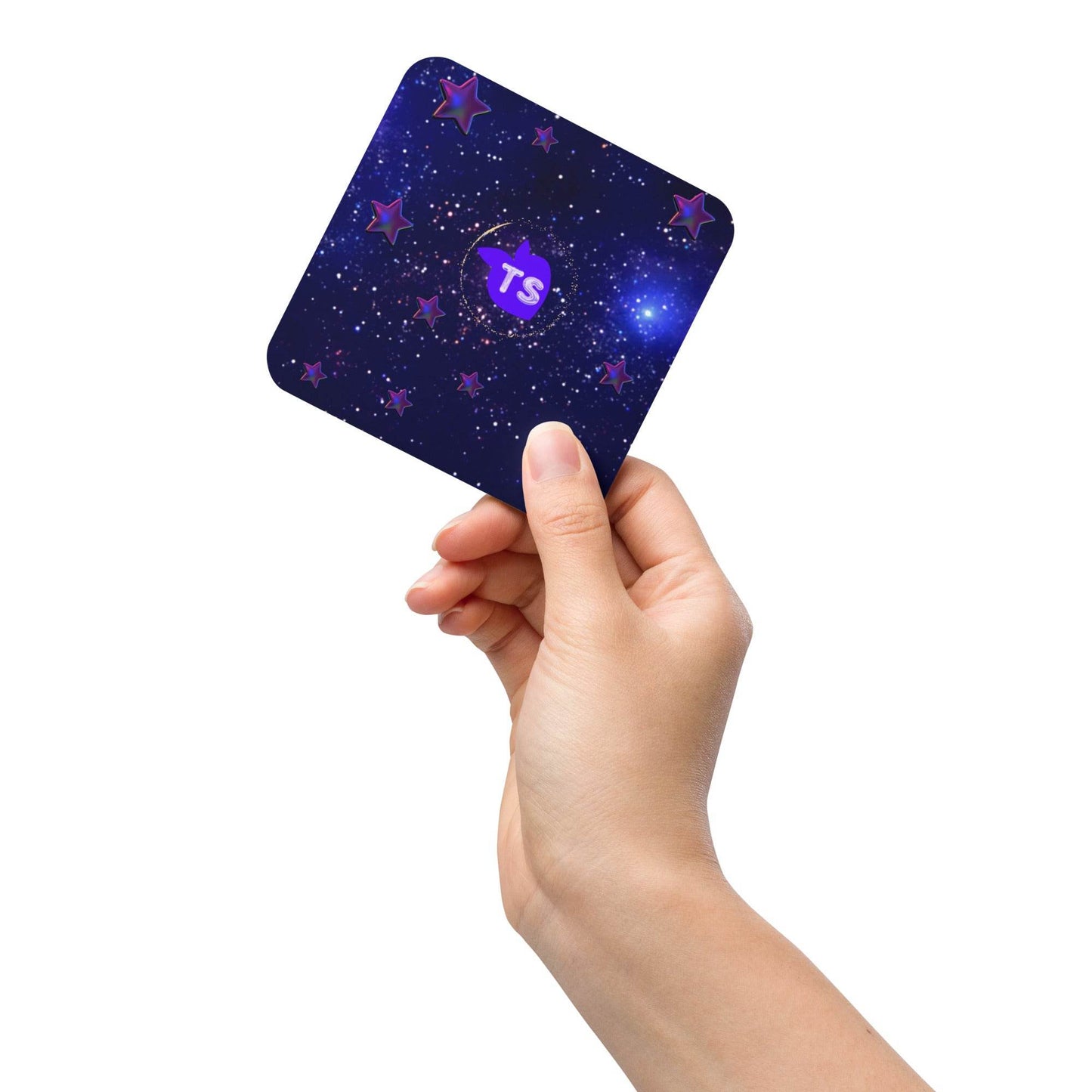 tsgabrielle • Édition Spatiale • Cork-Back Coaster • 3.74″×3.74″ - tsgabrielle