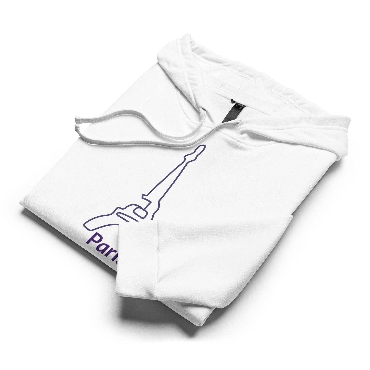 adidas® by tsgabrielle • Men's • Paris - La Tour Eiffel • Fleece Hoodie • White - tsgabrielle
