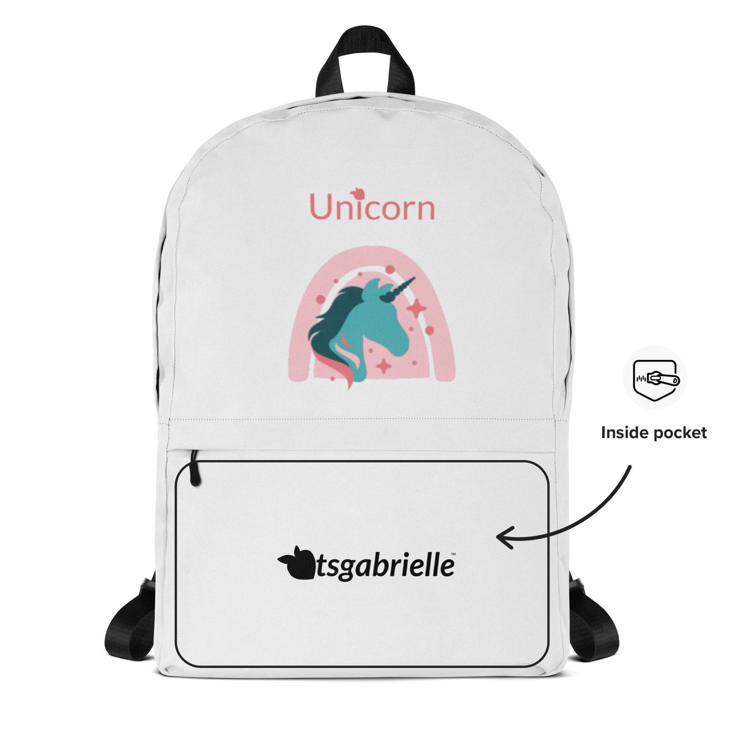 tsgabrielle • Unicorn- Seraphina • Backpack • White - tsgabrielle