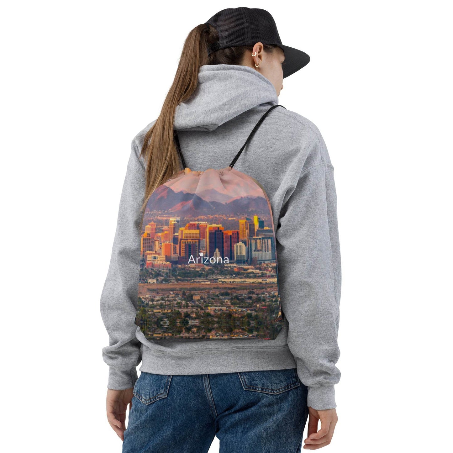 tsgabrielle • Arizona - Phoenix • Drawstring Bag • 15″ × 17″ - tsgabrielle