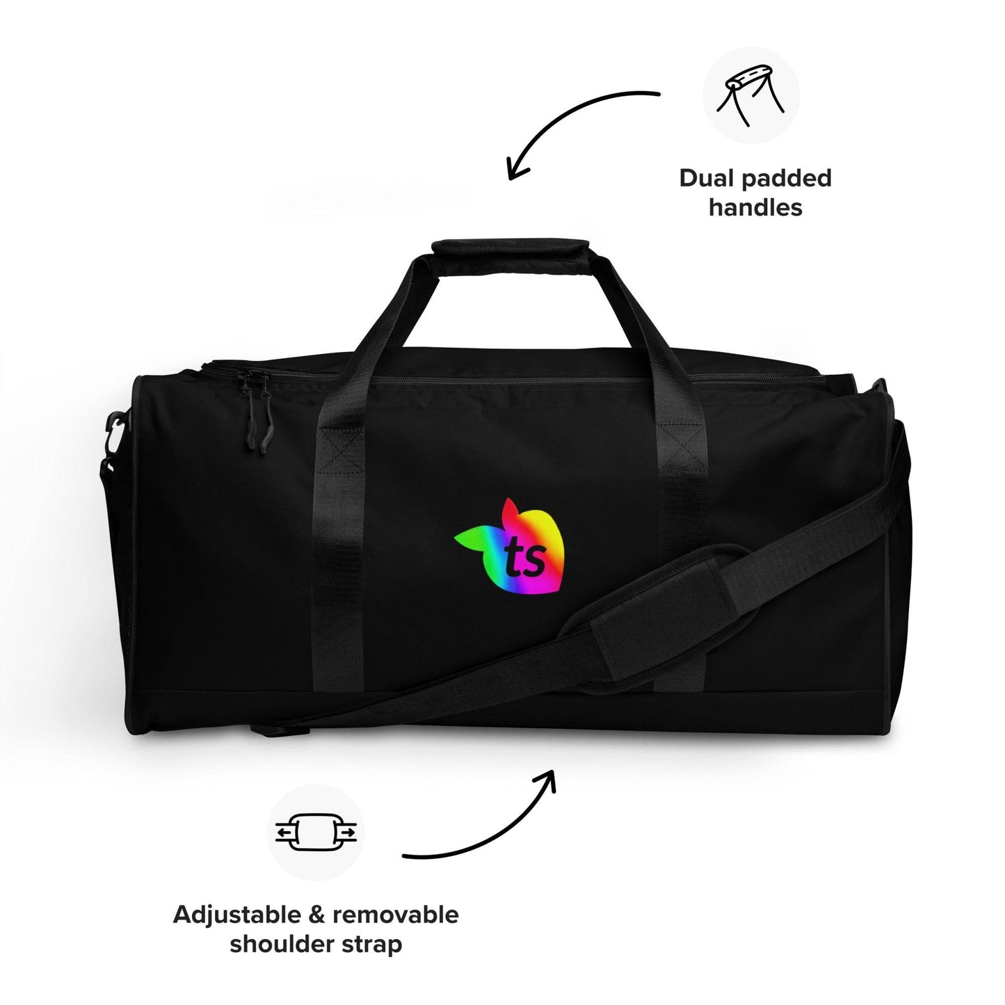 tsgabrielle • Pride 2025 • Duffle Bag • Black - tsgabrielle