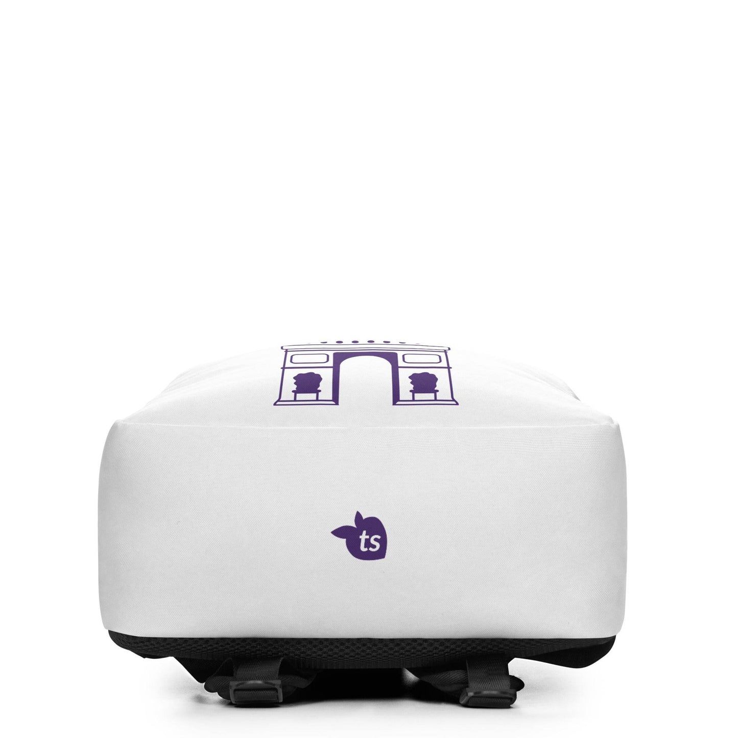 tsgabrielle • Paris - Arc de Triomphe • Minimalist Backpack • White - tsgabrielle