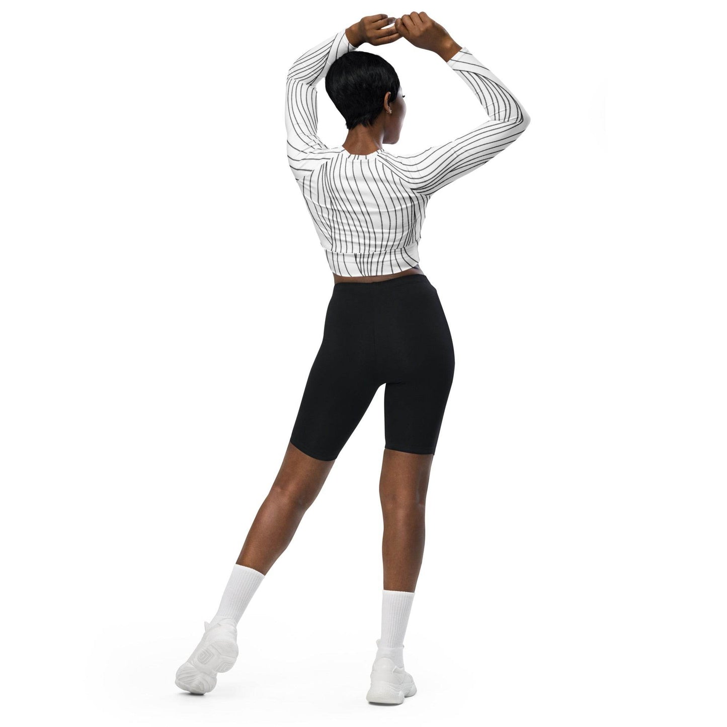 tsgabrielle • Trans / Women's • Long-Sleeve Crop Top • White - tsgabrielle