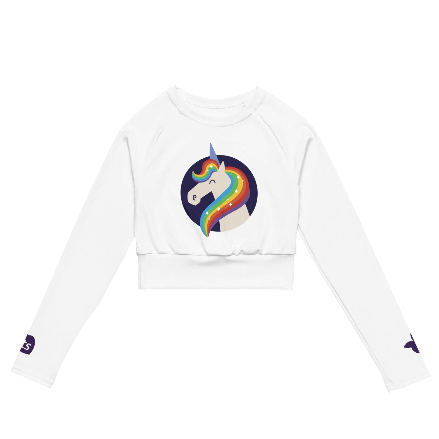 tsgabrielle • Trans / Women's • Unicorn - Moonwhisper • Long-Sleeve Crop Top - tsgabrielle