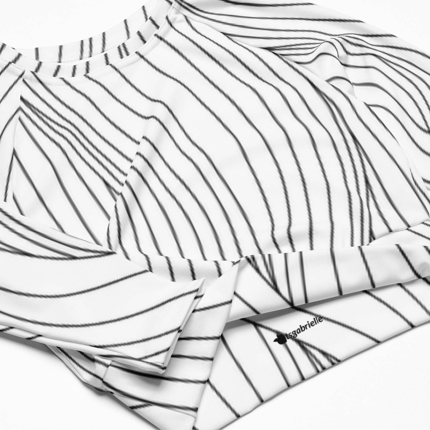 tsgabrielle • Trans / Women's • Long-Sleeve Crop Top • White - tsgabrielle
