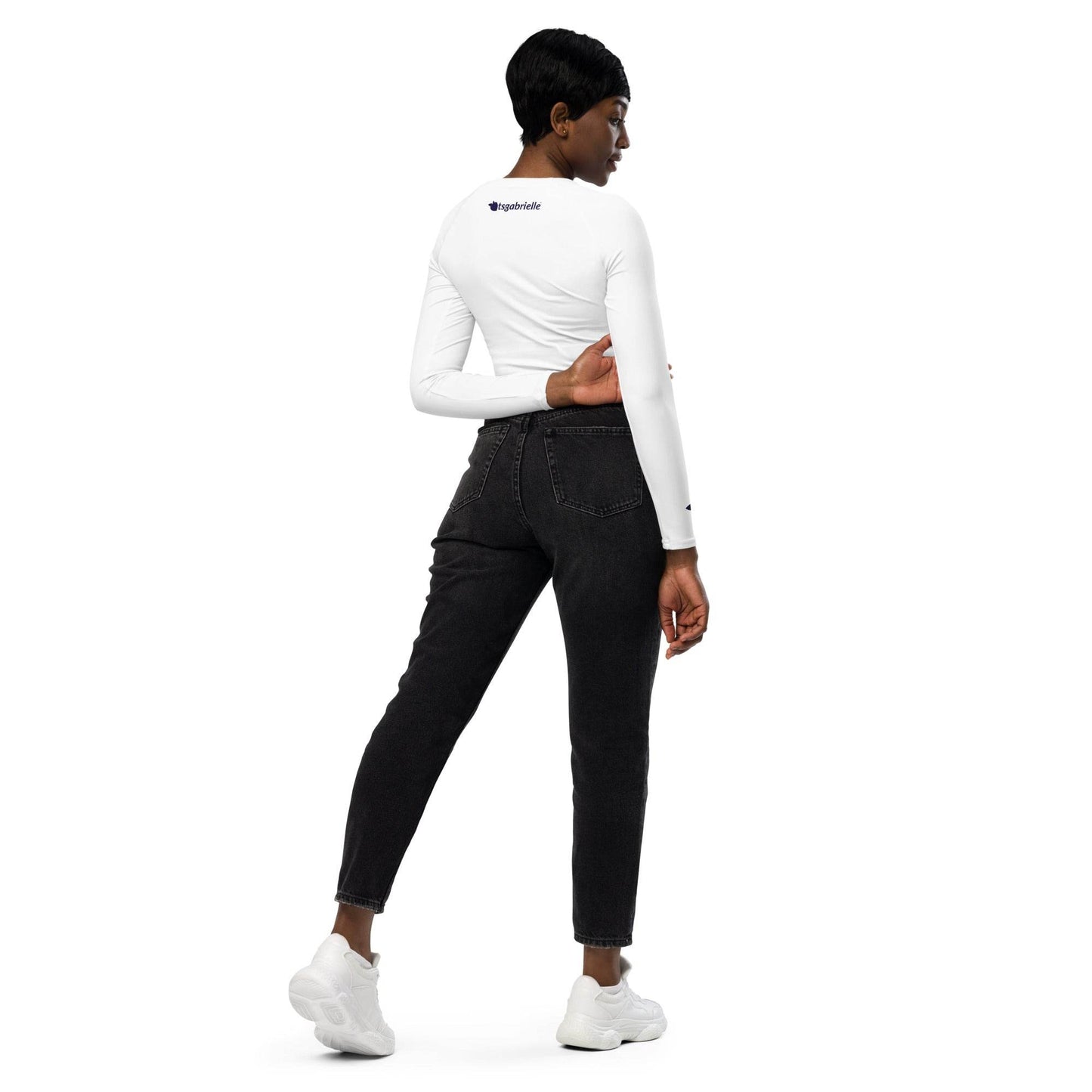 tsgabrielle • Trans / Women's • Unicorn - Moonwhisper • Long-Sleeve Crop Top - tsgabrielle