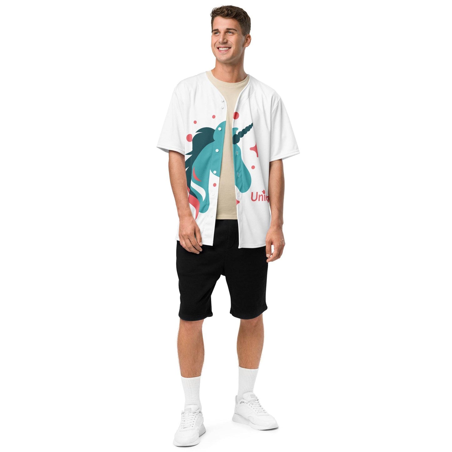 tsgabrielle • Men's • Unicorn - Seraphina • Baseball Jersey - tsgabrielle