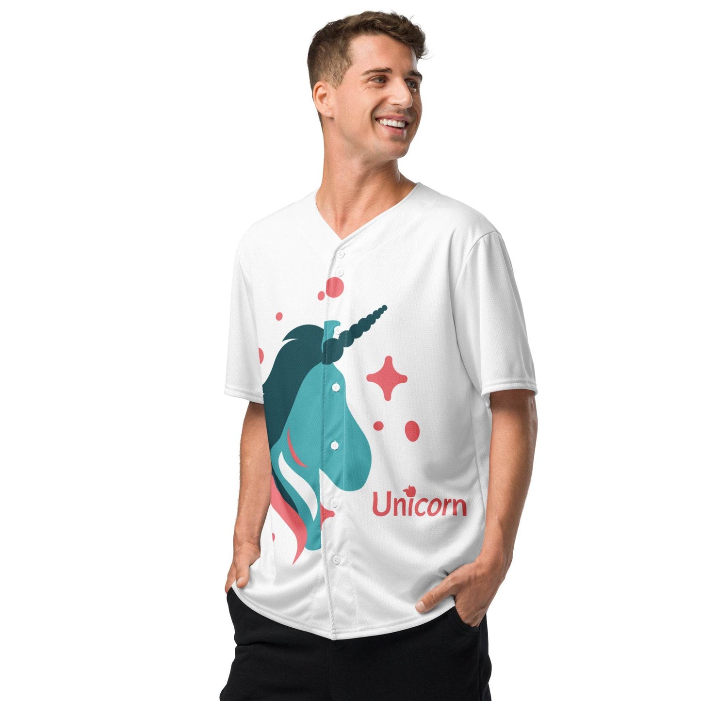 tsgabrielle • Men's • Unicorn - Seraphina • Baseball Jersey - tsgabrielle