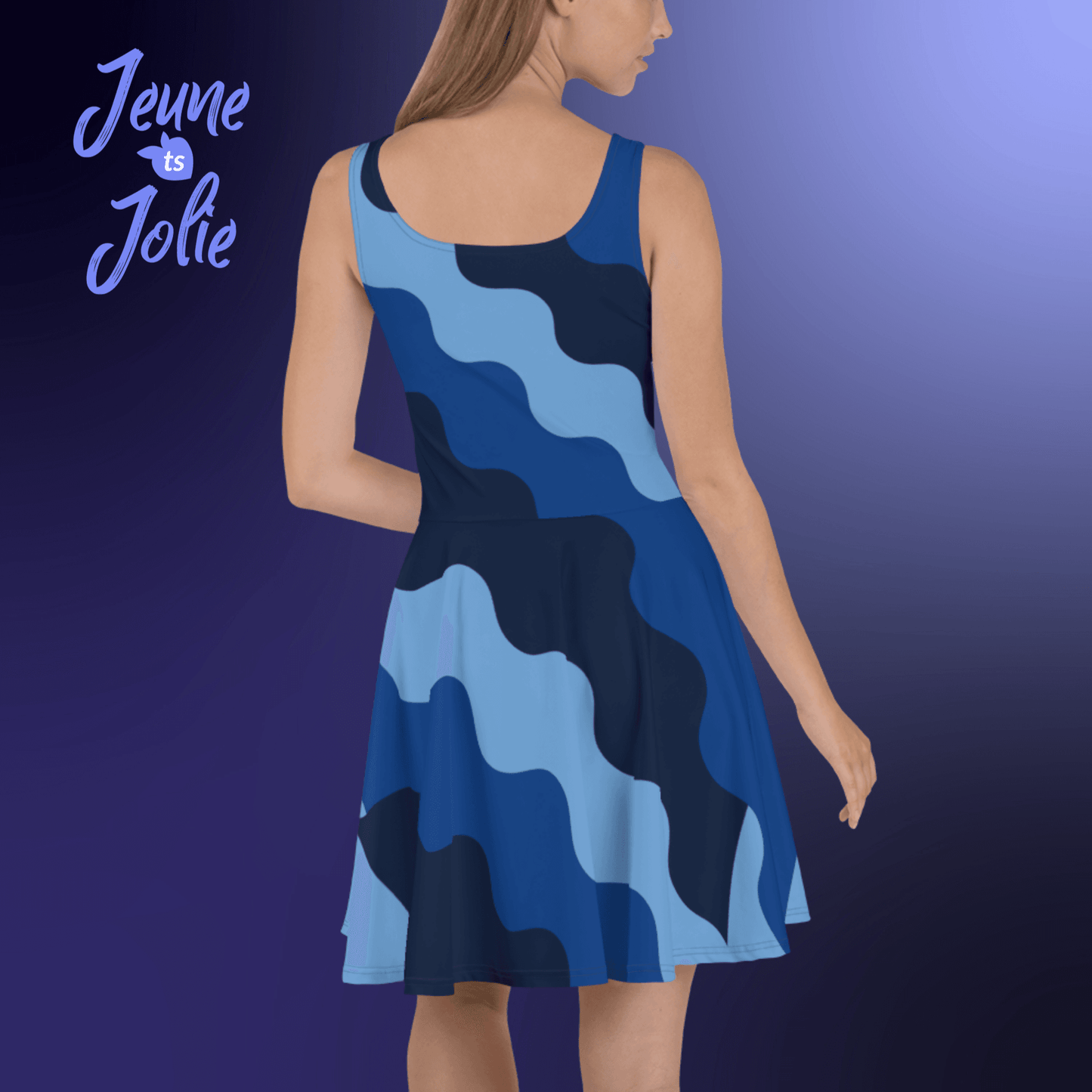 tsgabrielle • Trans / Women's • Jeune & Jolie •Skater Dress • Blue - tsgabrielle