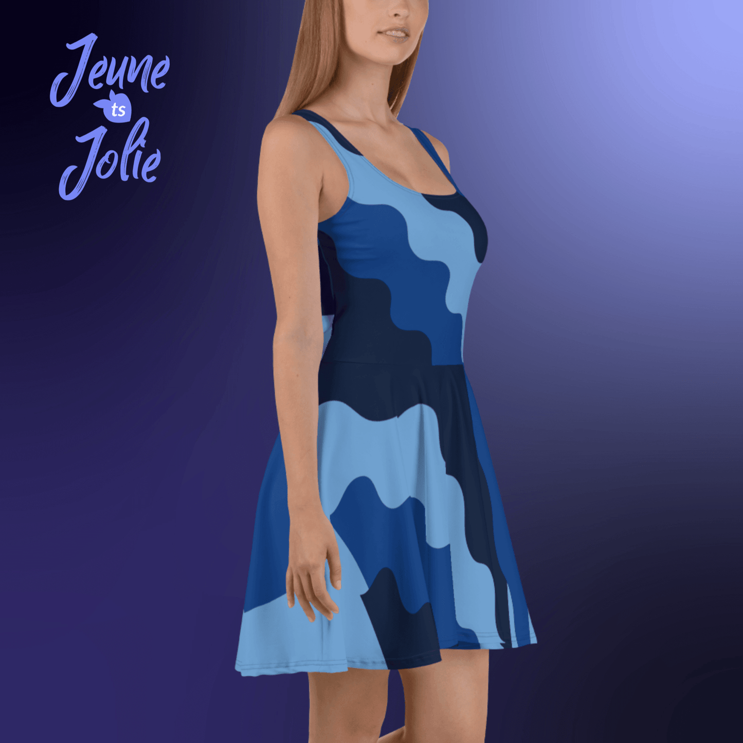 tsgabrielle • Trans / Women's • Jeune & Jolie •Skater Dress • Blue - tsgabrielle