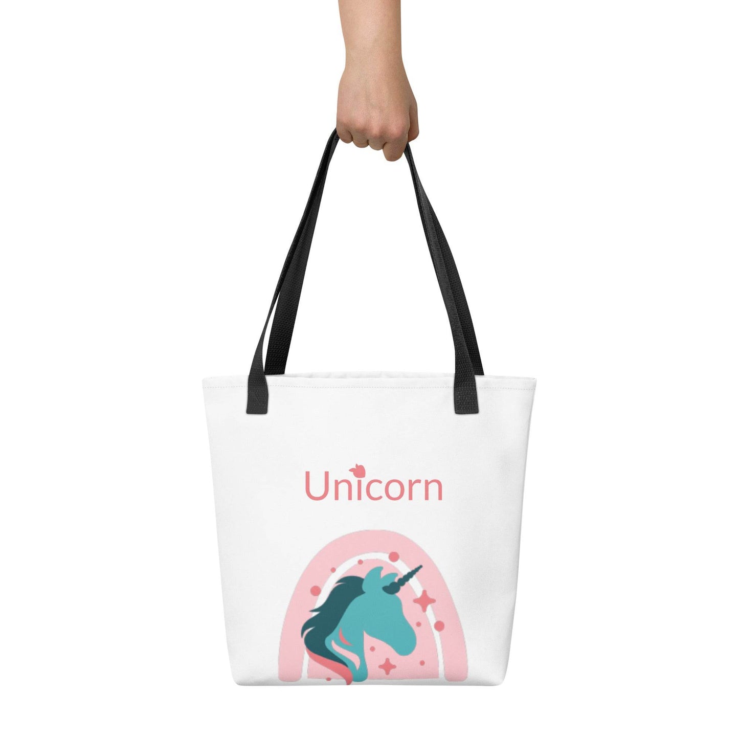 tsgabrielle • Unicorn - Seraphina • Tote Bag • White • 15″ × 15″ - tsgabrielle