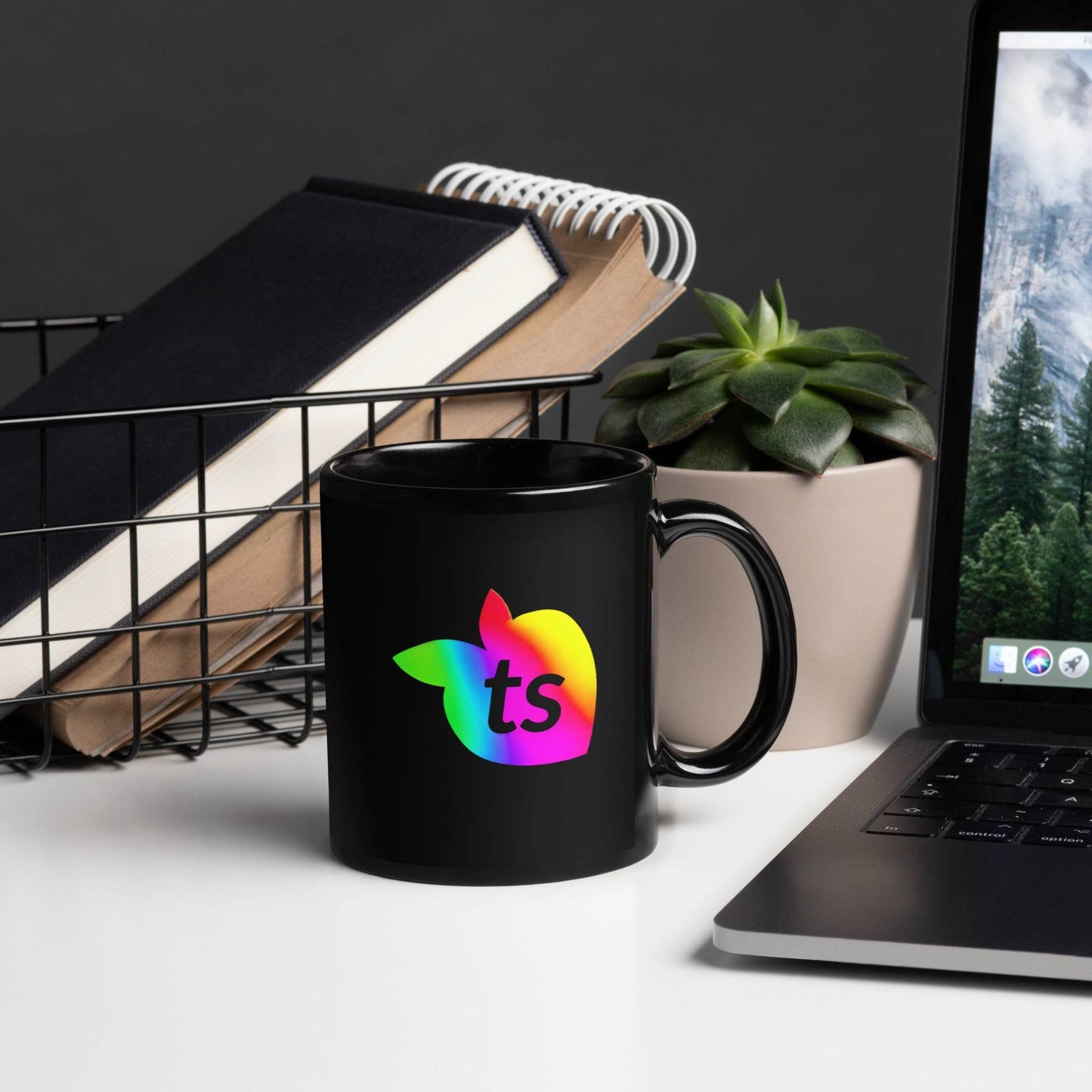 tsgabrielle • Pride 2025 • Glossy Mug • Black • 2 Sizes - tsgabrielle