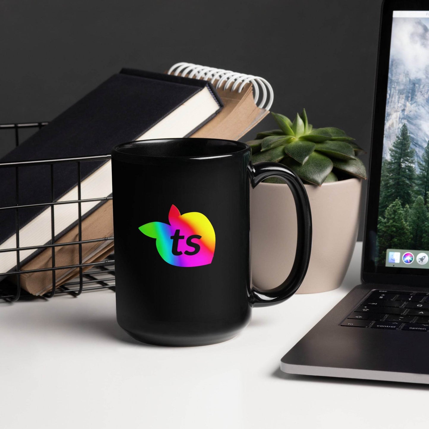 tsgabrielle • Pride 2025 • Glossy Mug • Black • 2 Sizes - tsgabrielle