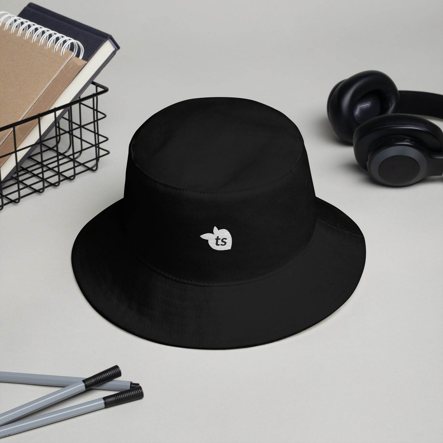 tsgabrielle • Bucket Hat • Black • Organic Cotton - tsgabrielle