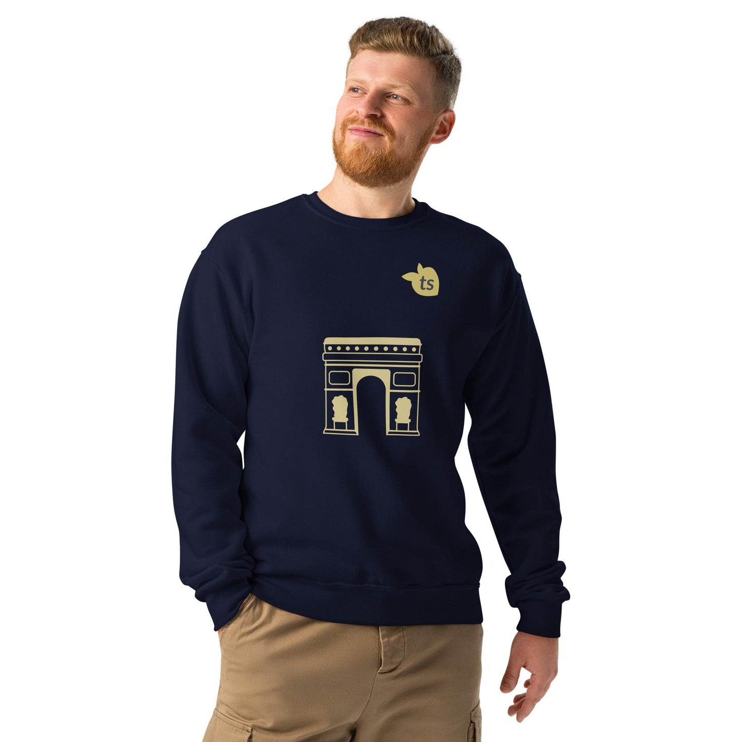 tsgabrielle • Men's • Paris - Arc de Triomphe • Crew Neck Sweatshirt - tsgabrielle