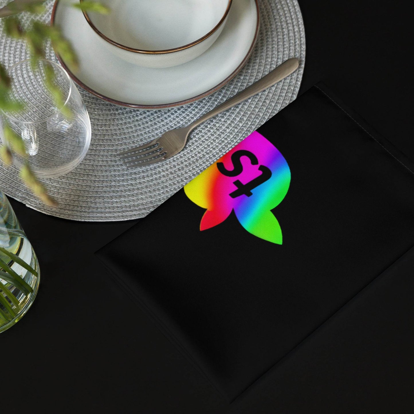 tsgabrielle • Pride 2025 • Cloth Napkin Set • Black - tsgabrielle