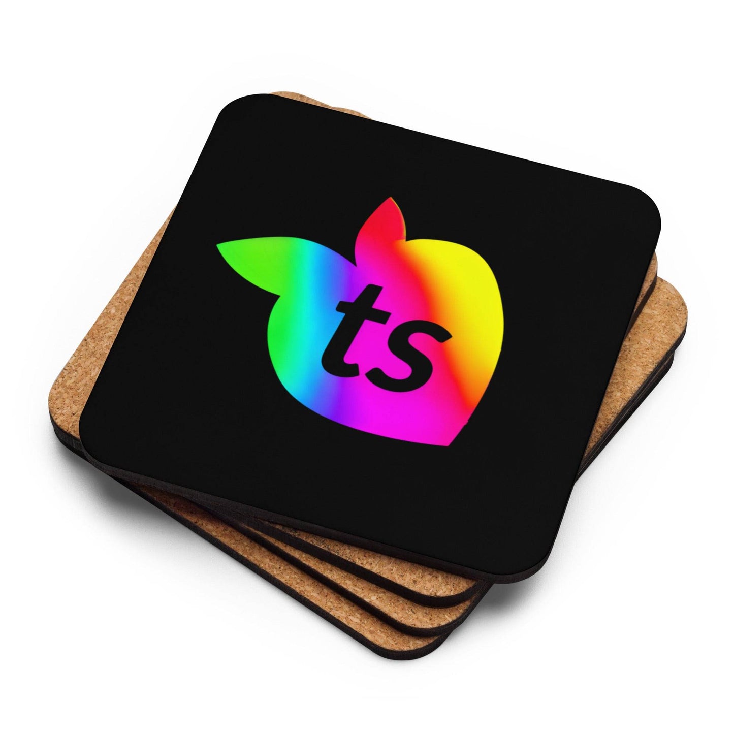 tsgabrielle • Pride 2025 • Cork-Back Coaster • 3.74″×3.74″ - tsgabrielle