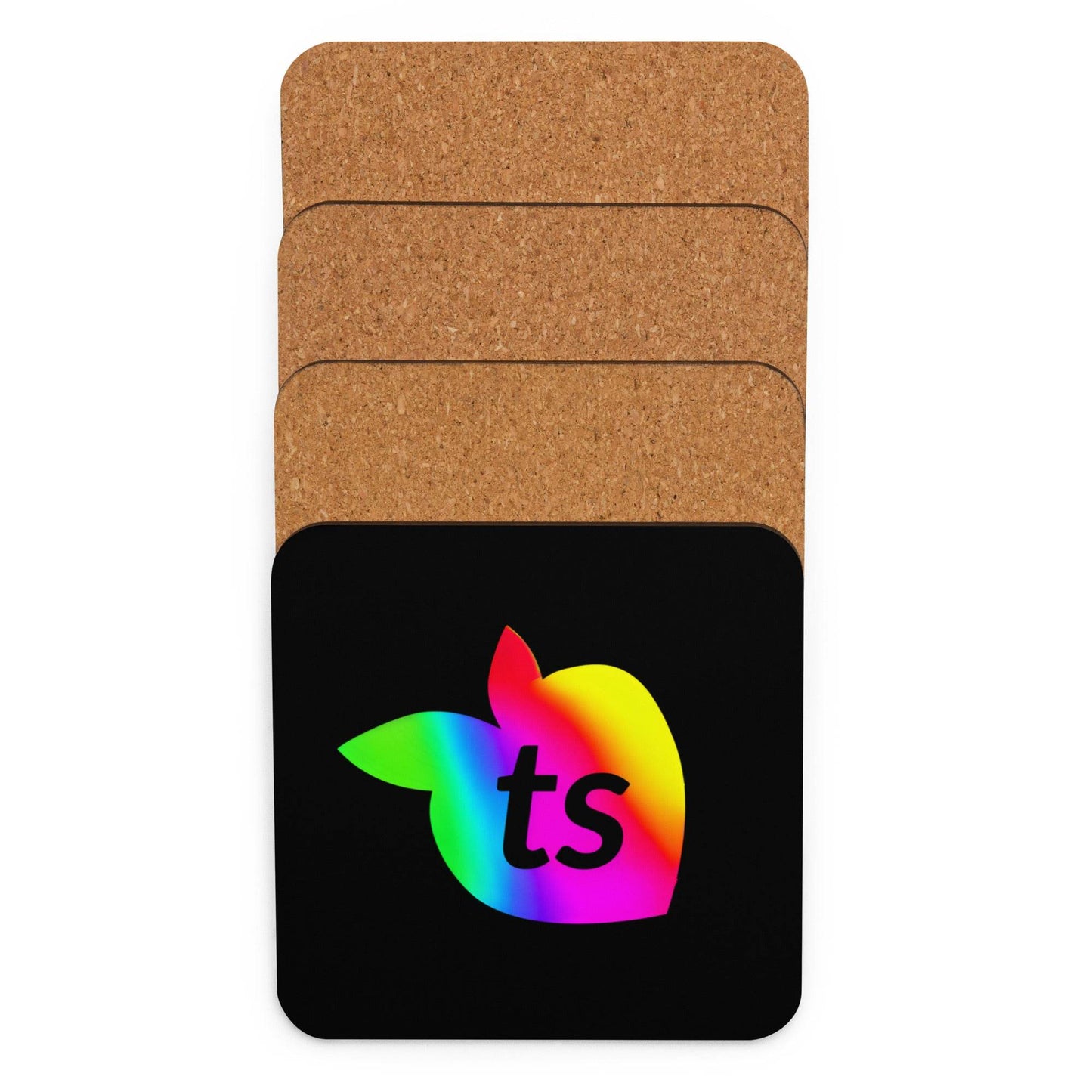 tsgabrielle • Pride 2025 • Cork-Back Coaster • 3.74″×3.74″ - tsgabrielle