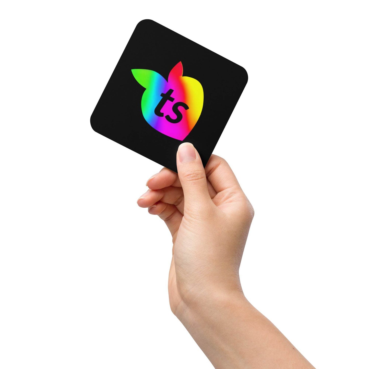tsgabrielle • Pride 2025 • Cork-Back Coaster • 3.74″×3.74″ - tsgabrielle