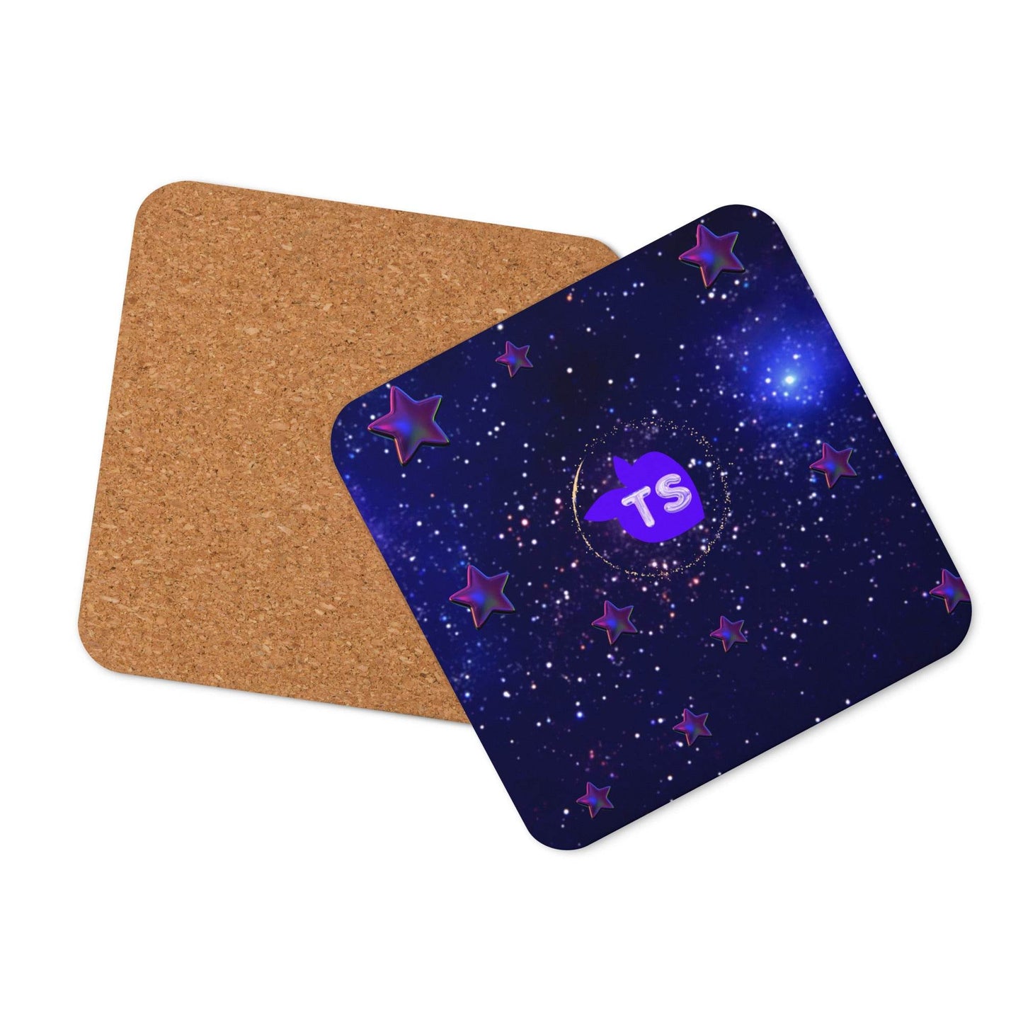 tsgabrielle • Édition Spatiale • Cork-Back Coaster • 3.74″×3.74″ - tsgabrielle