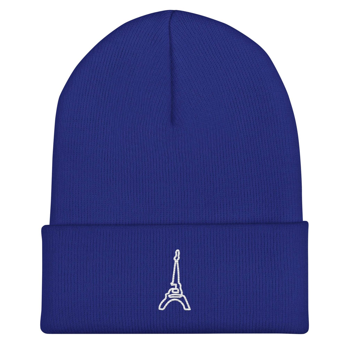 tsgabrielle • Paris - La Tour Eiffel • Cuffed Beanie Red • Blue - tsgabrielle