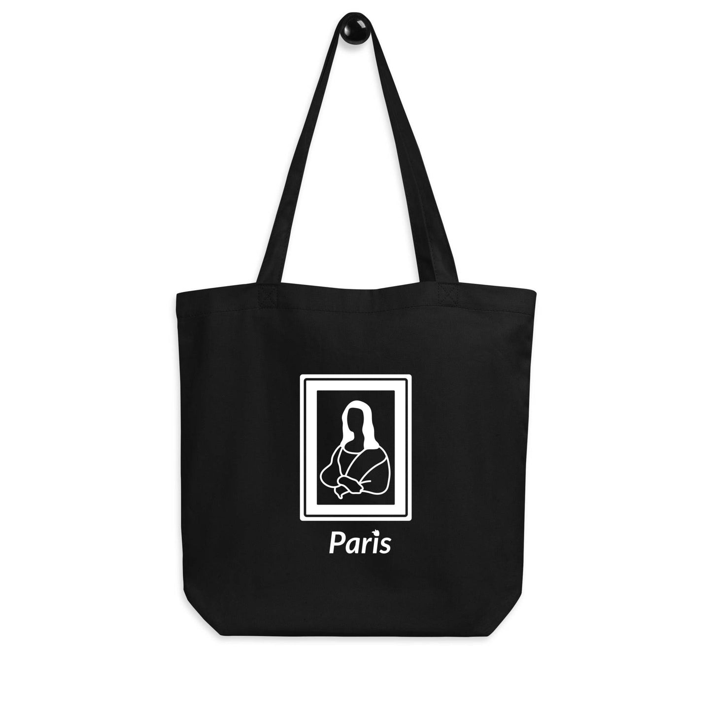 tsgabrielle • Paris - Da Vinci • Tote Bag • Black • Eco-Friendly - tsgabrielle