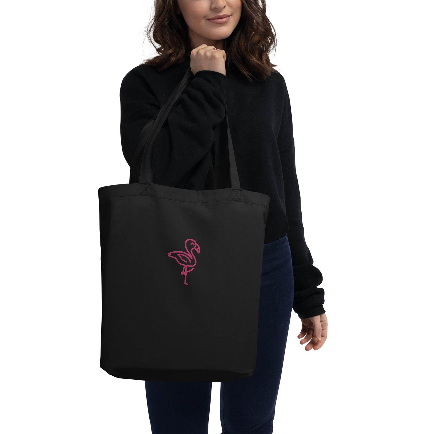 tsgabrielle • Flamant Rose • Bag • Black • Coton Bio - tsgabrielle