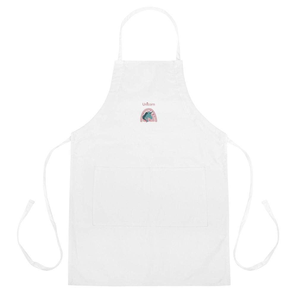 tsgabrielle • Unicorn - Seraphina • Embroidered Apron • White - tsgabrielle