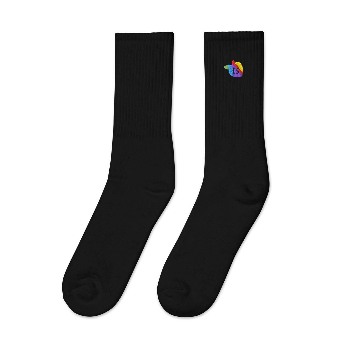 tsgabrielle • Pride 2025 • Embroidered Socks • Black - tsgabrielle