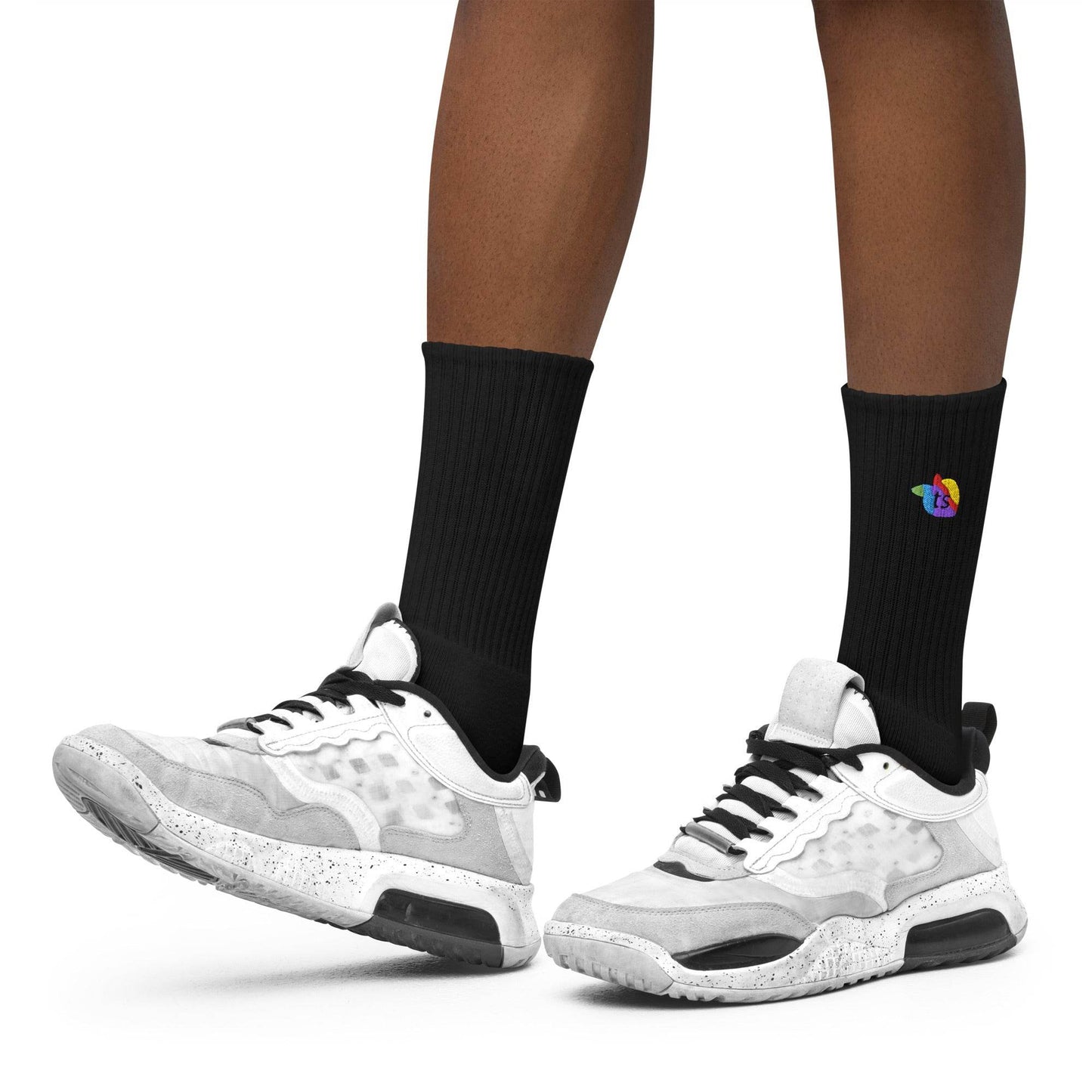 tsgabrielle • Pride 2025 • Embroidered Socks • Black - tsgabrielle