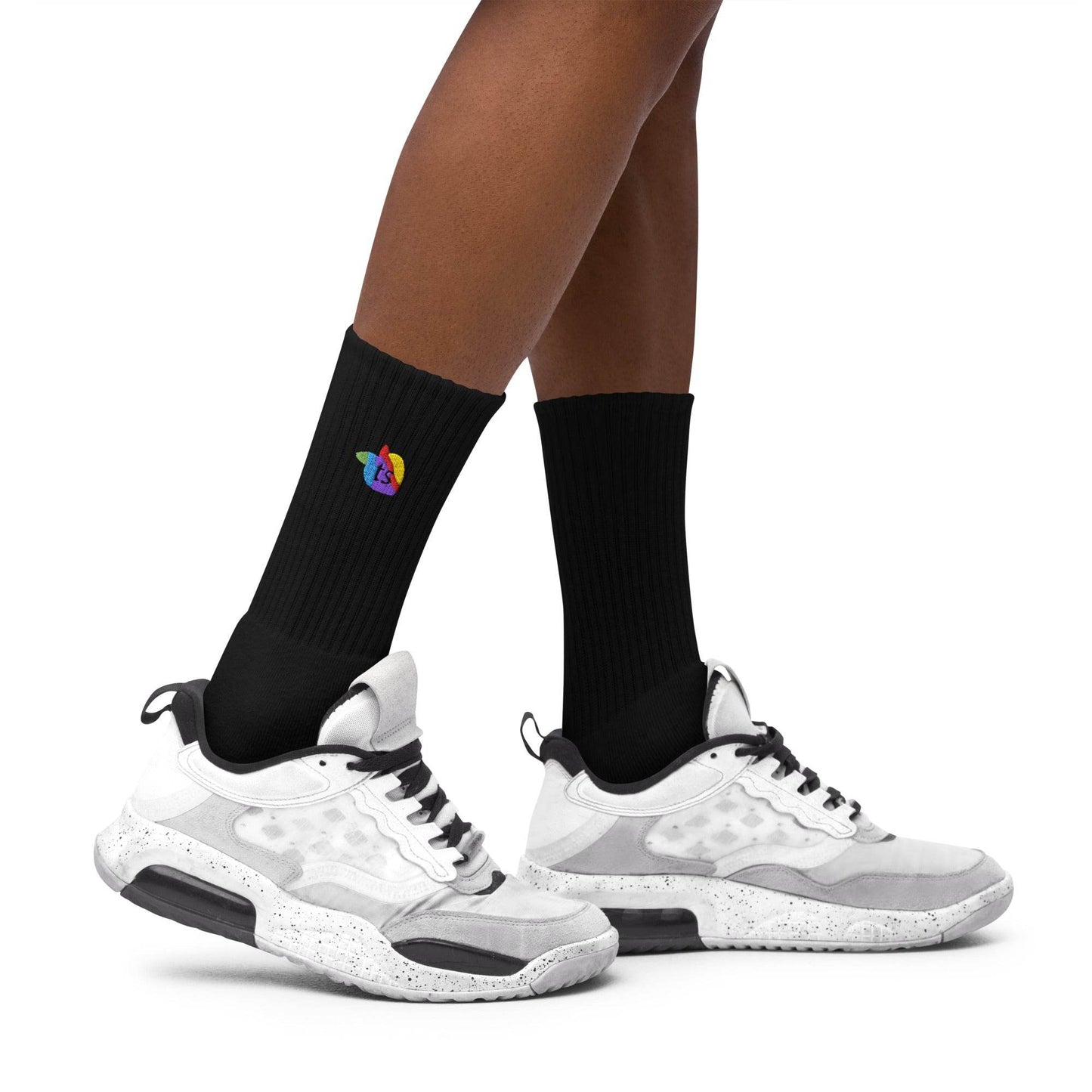 tsgabrielle • Pride 2025 • Embroidered Socks • Black - tsgabrielle