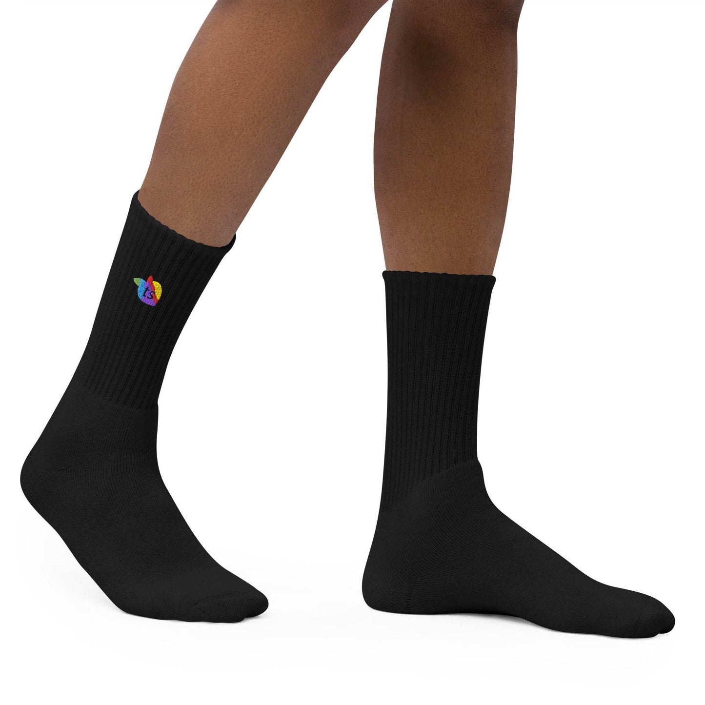 tsgabrielle • Pride 2025 • Embroidered Socks • Black - tsgabrielle