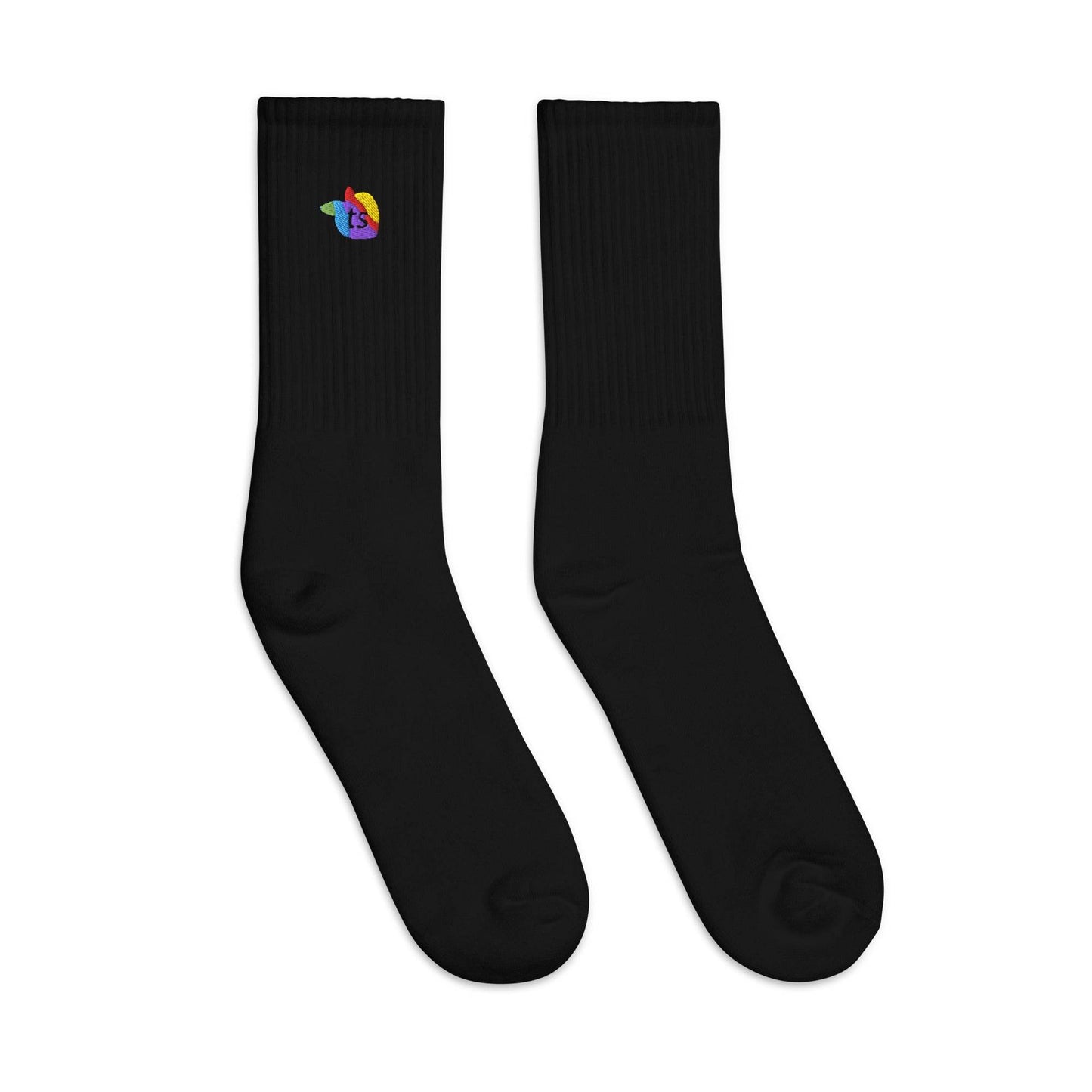 tsgabrielle • Pride 2025 • Embroidered Socks • Black - tsgabrielle