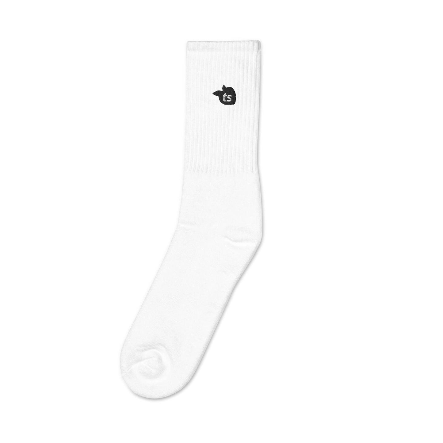 tsgabrielle • Trans / Women's • Embroidered Socks • White • 2 Sizes - tsgabrielle