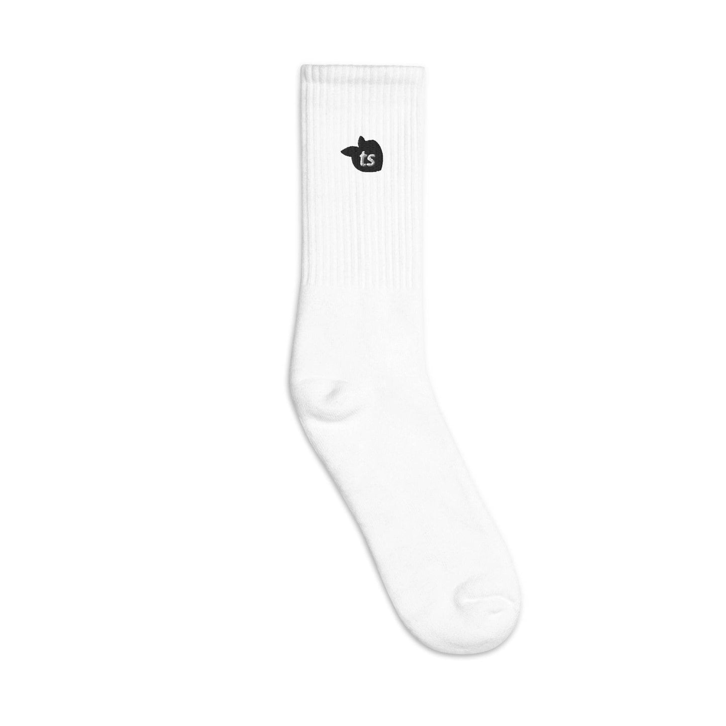 tsgabrielle • Trans / Women's • Embroidered Socks • White • 2 Sizes - tsgabrielle