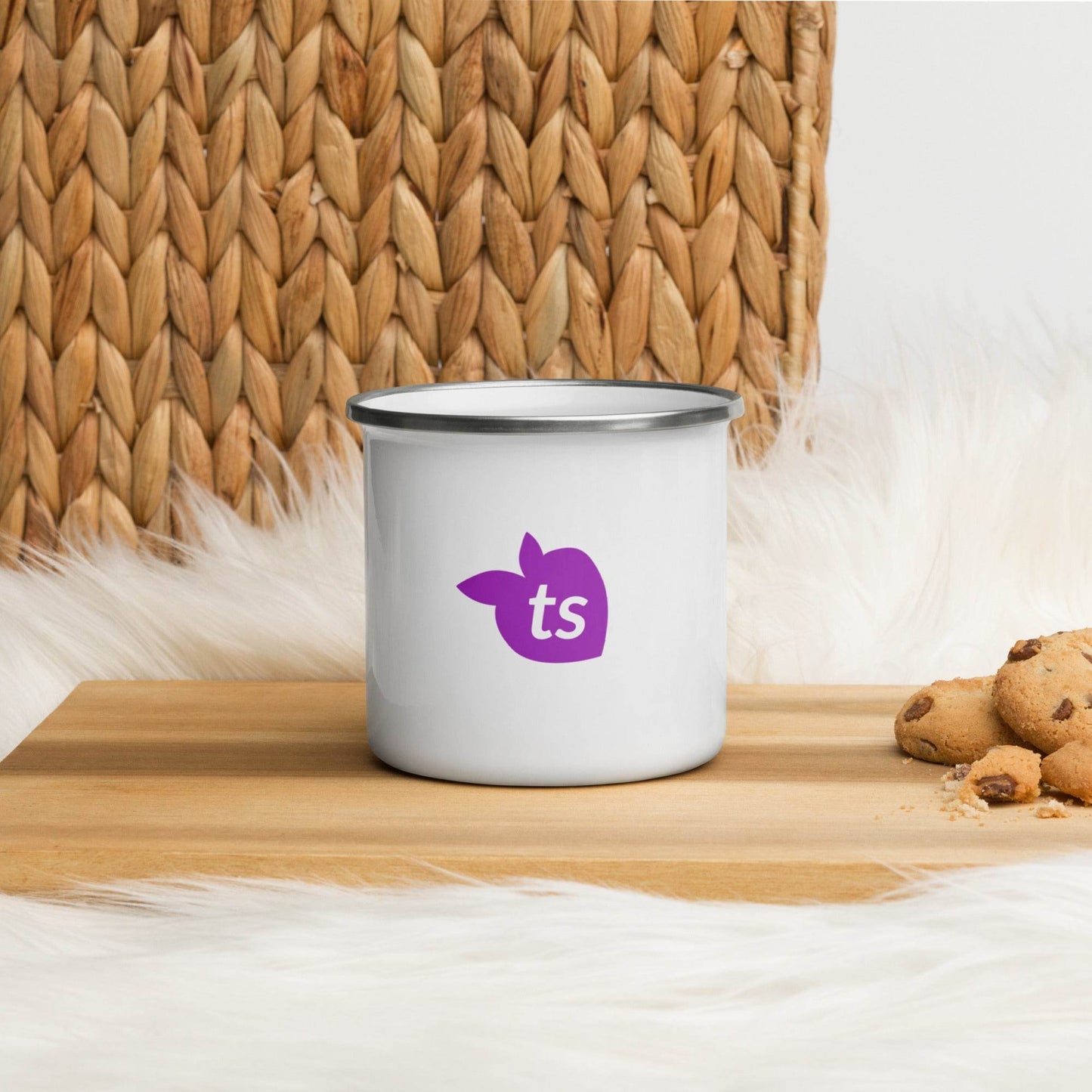 tsgabrielle • Enamel Mug • White • 11 oz - tsgabrielle