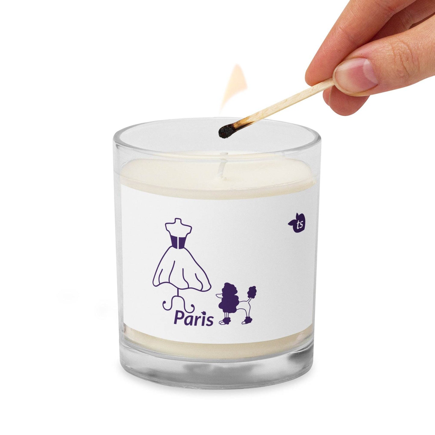 tsgabrielle • Paris - Fashion Week • Glass Jar Soy Wax Candle - tsgabrielle