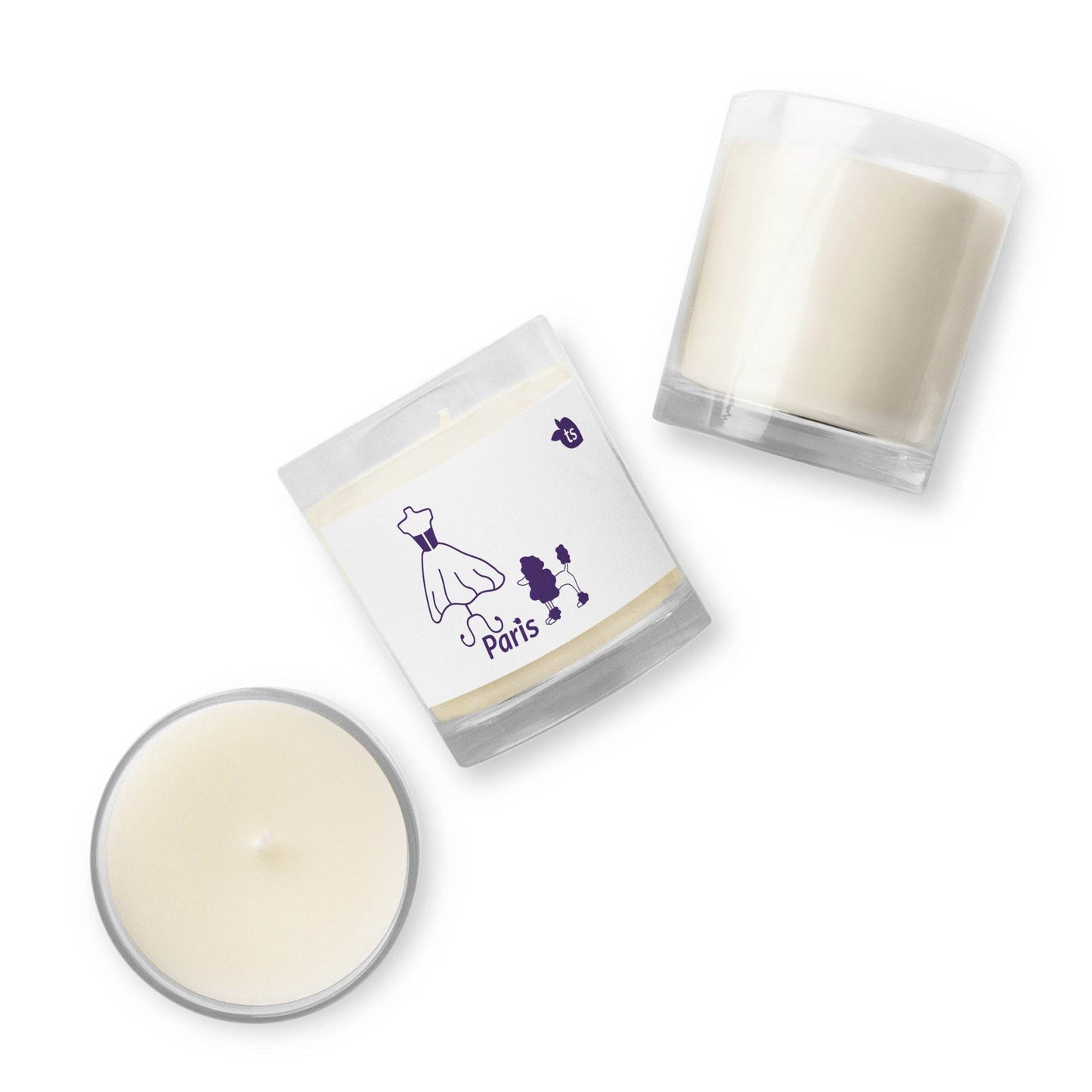 tsgabrielle • Paris - Fashion Week • Glass Jar Soy Wax Candle - tsgabrielle