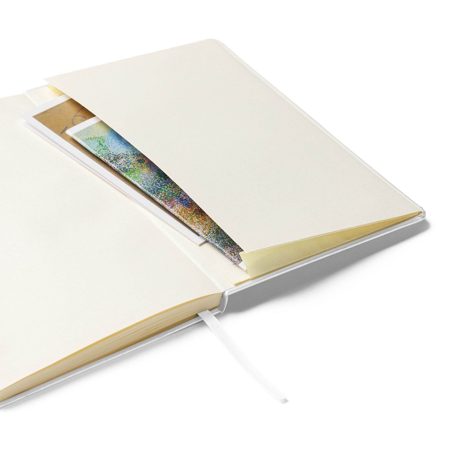 JournalBook® by tsgabrielle • Unicorn - Lunabelle • Hardcover Bound Notebook • White - tsgabrielle