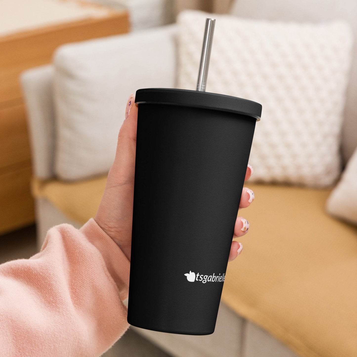 tsgabrielle • Pride 2025 • Insulated Tumbler with a Straw • 20 oz - 600 ml - tsgabrielle