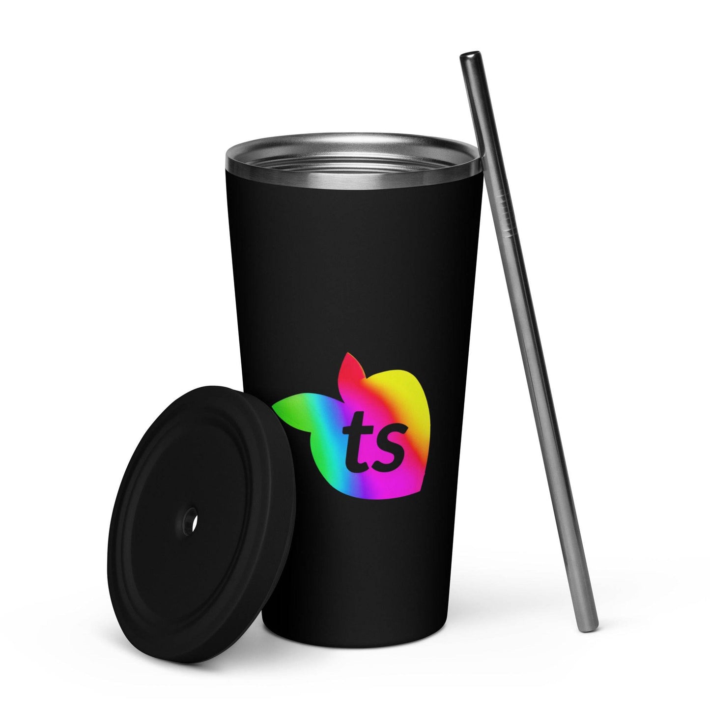 tsgabrielle • Pride 2025 • Insulated Tumbler with a Straw • 20 oz - 600 ml - tsgabrielle