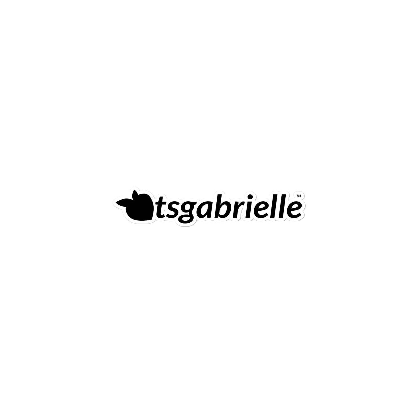 tsgabrielle • Bubble-Free Stickers • Black • 4 Sizes - tsgabrielle