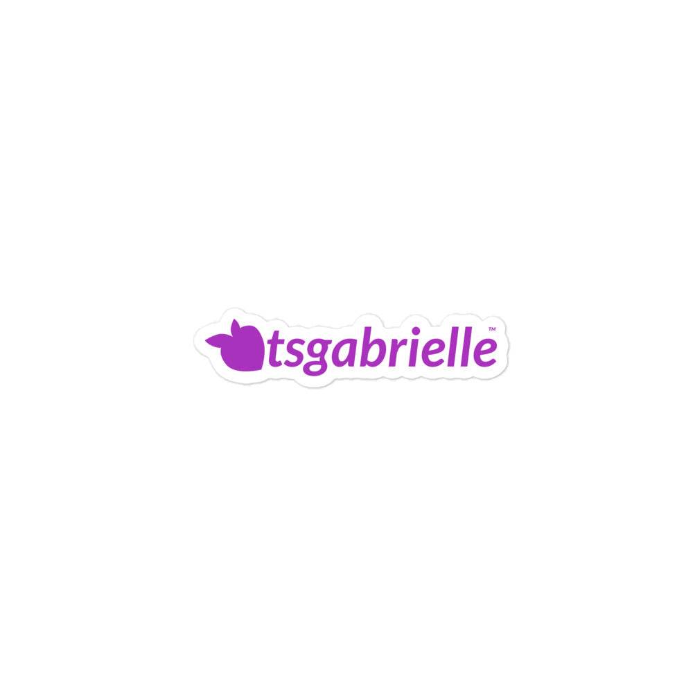 tsgabrielle • Bubble-Free Stickers • Purple • 4 Sizes - tsgabrielle