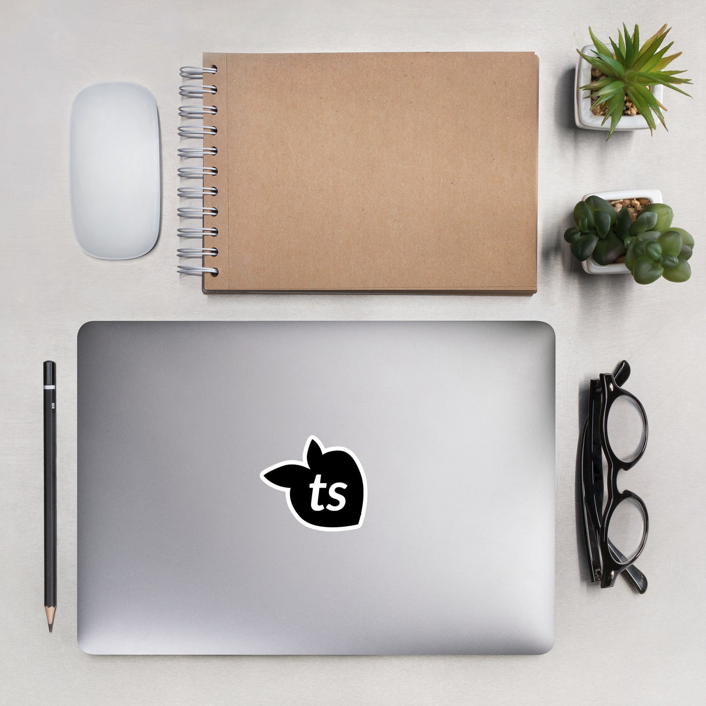 tsgabrielle • Bubble-Free Stickers • Black Peach • 3 Sizes