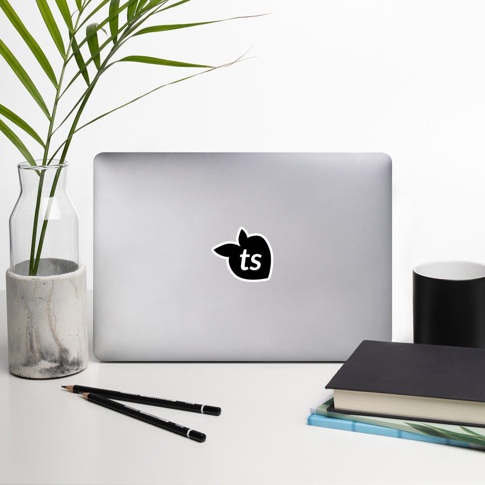 tsgabrielle • Bubble-Free Stickers • Black Peach • 3 Sizes