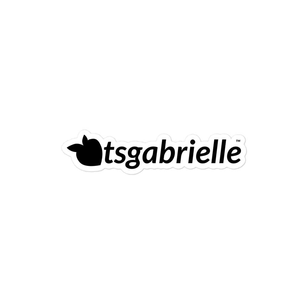 tsgabrielle • Bubble-Free Stickers • Black • 4 Sizes - tsgabrielle