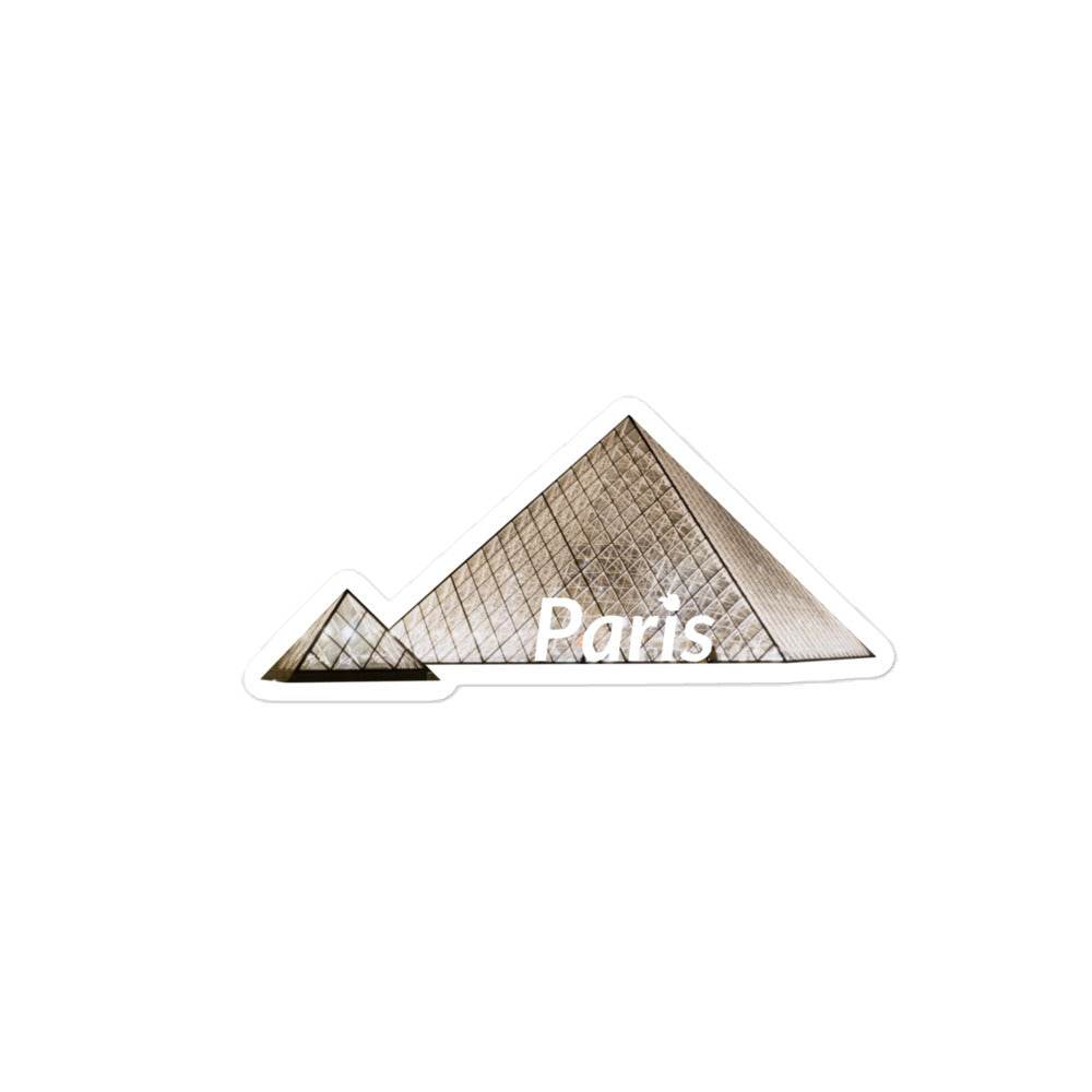 tsgabrielle • Paris - The Louvre Pyramid • Bubble-Free Sticker • 3 Sizes - tsgabrielle