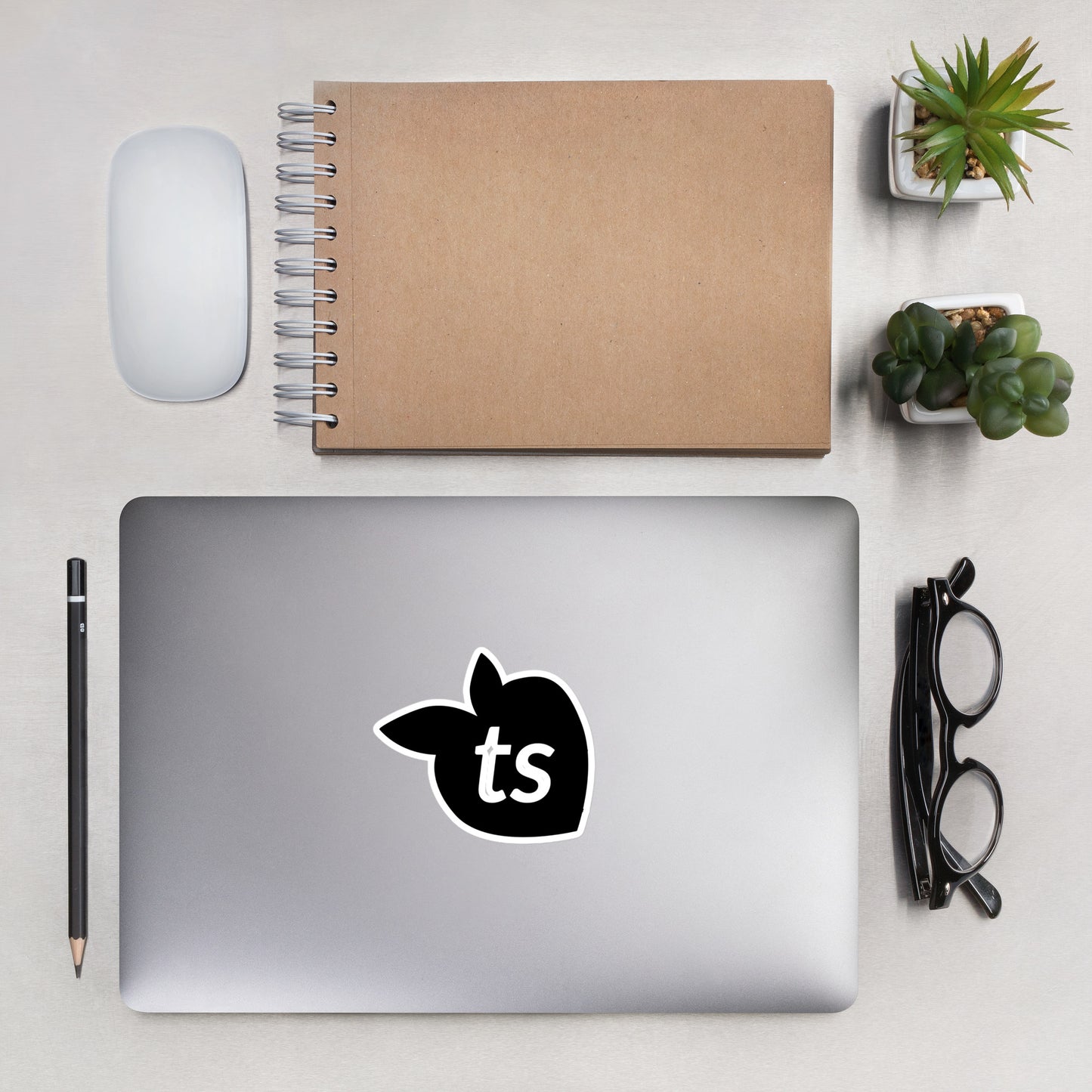 tsgabrielle • Bubble-Free Stickers • Black Peach • 3 Sizes