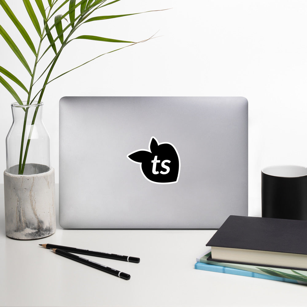 tsgabrielle • Bubble-Free Stickers • Black Peach • 3 Sizes