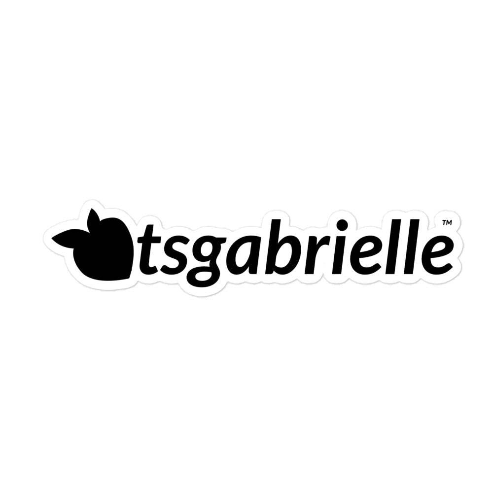 tsgabrielle • Bubble-Free Stickers • Black • 4 Sizes - tsgabrielle